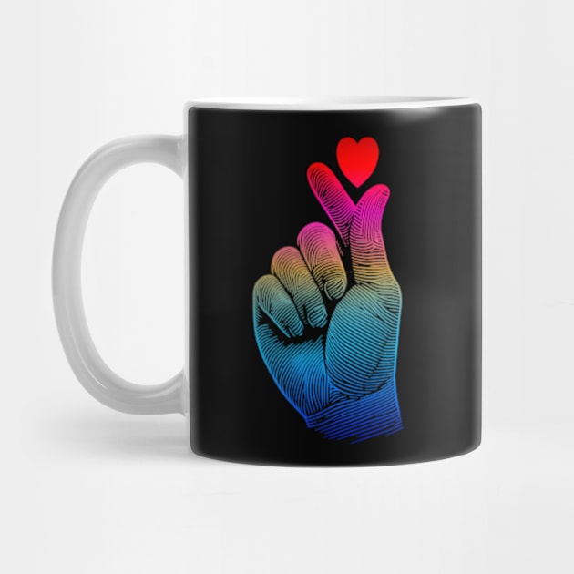 Heart Hand Sign RBG by Worldengine